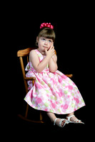 Polka Dot Dress, Sitting In Chair