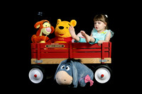 In Wagon With Stuffed Animals