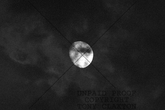 Clouds Blowing In Front Of The Moon