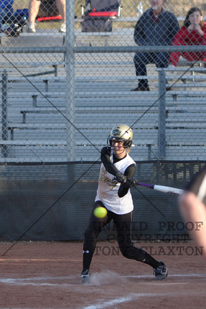Linzee Swinging At A Pitch