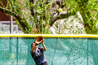 Ashley Gonzalez Catching In Center Field