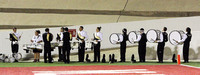 Percussion Getting Ready Before Halftime At Sweetwater