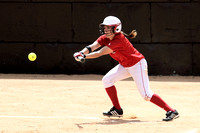 Jennifer Ringle With A Bunt Attempt