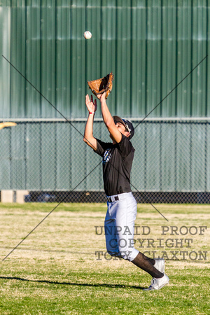 Kobe Guiterrez Catching In Right Field
