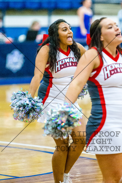 Claxton Photography | HC Cheer at McLennan Basketball Game, 3/9/2017