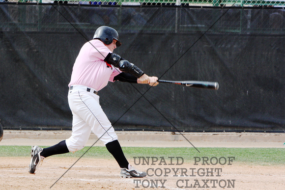 William Calhoun With A Swing At A Pitch