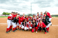 HC Softball vs Clarendon, Game 2, Sophomore Day, 4/29/2017