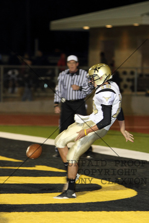Devin Punting From The Endzone