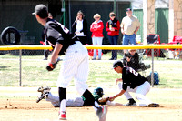 Matthew Holcombe Tagging The Runner At First