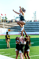 BSHS Cheer at Sweetwater Football Game, 9/8/2017