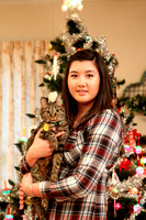 Family Pictures In Front of Christmas Tree, 12/24/2010