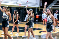 BSHS Cheer at the Brownfield Volleyball Game, 8/22/2023