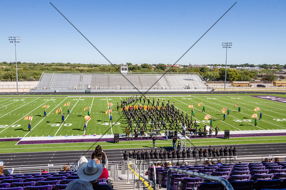 Big Spring Band Competing At The Big Country Marching Festival