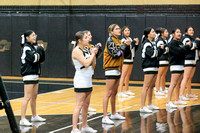 BSHS Cheer at the Clyde Volleyball Game, 9/16/2023