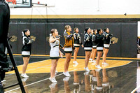 BSHS Cheer at the Clyde Volleyball Game, 9/16/2023