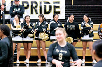 BSHS Cheer at the Clyde Volleyball Game, 9/16/2023