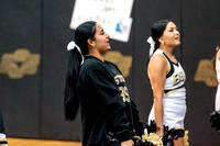 BSHS Cheer at the Lakeview Volleyball Game, 9/26/2023