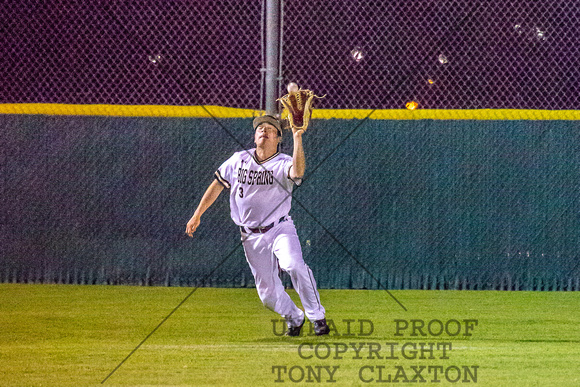 Noah Gonzales Catching In Left Field
