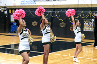 BSHS Cheer at the Estacado Volleyball Game, 10/24/2023