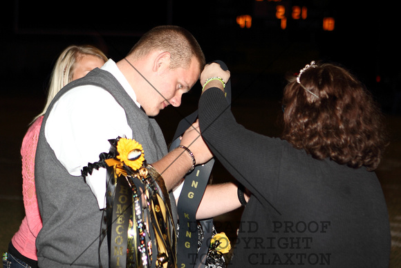 Homecoming King, Jason, Presented With His Sash By Last Year's Homecoming Queen Mindy