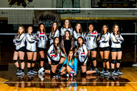 BSHS 2018 JV Volleyball Team -  Serious