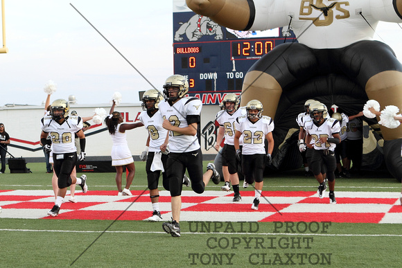 Team Running From The Tunnel