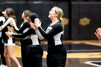 BSHS Cheer at the Lakeview Basketball Games, 1/28/2022