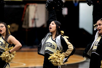 BSHS Cheer at the Greenwood Basketball Game, 11/14/2023