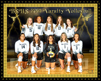 BSHS Volleyball Team & Individual Photos, 9/15/2021