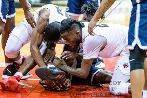 Mic'kael Foust And Garrick Green Fighting For A Loose Ball