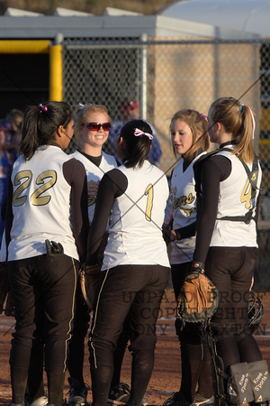 Infield Meeting Before Taking The Field