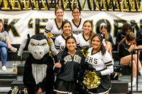 BSHS Cheer at the Lubbock Estacado Volleyball Game, 9/25/2021
