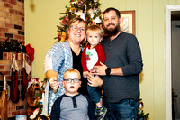 McGee Family In Front Of The Christmas Tree, 11/25/2023