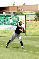Claudette Smith Throwing To The Infield