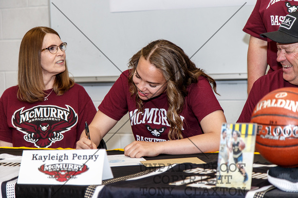 Kayleigh Penny Signing Letter Of Intent With McMurry