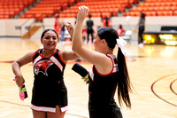HC Cheer at the Hill College Basketball Game, 11/30/2023