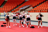 HC Cheer at Two Basketball Games, 12/2/2023