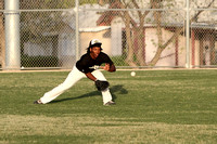 Michael Fielding A Ball In Left Field