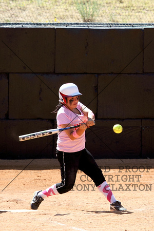 Alexis Beltran Swinging At A Pitch