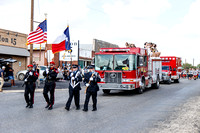 BSHS 2019 Homecoming Parade - Color Guard Fire Truck And Ambulan