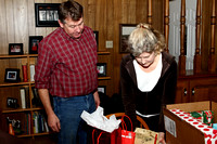 Ty And Mindy Handing Out Presents