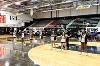 BSHS Cheer at the Estacado Basketball Game, 2/13/2024