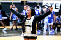 BSHS Cheer at the Estacado Basketball Game, 2/13/2024