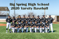 BSHS Baseball JV and Varsity Team and Individual Photos, 2/8/2020