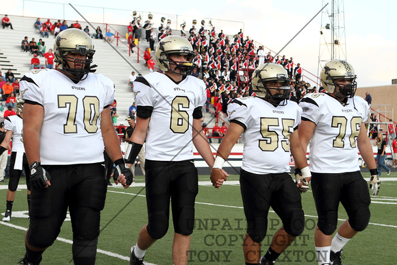 Team Captains Coming Out For The Coin Toss