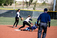 Valerie Goodblanket Tagging The Runner Out At Second