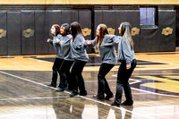 BSHS Golden Belles Dance Team at the Eldorado Basketball Game, 12/20/2021