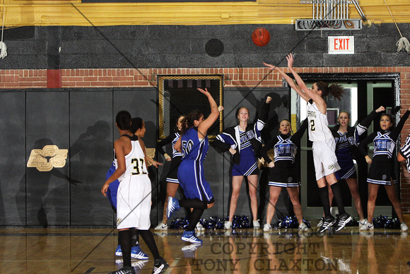 Taylor Shooting For Three With Bridgette Watching