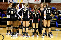 Team Huddle During A Time Out