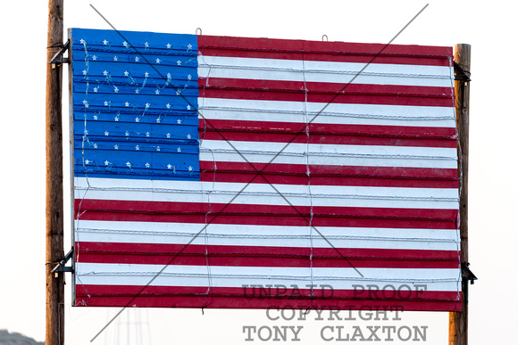 Pyrotechnic American Flag